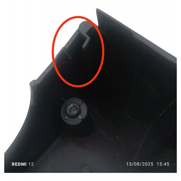 Moldura Coluna Direção Citroen C3 2017 2018 Detalhe