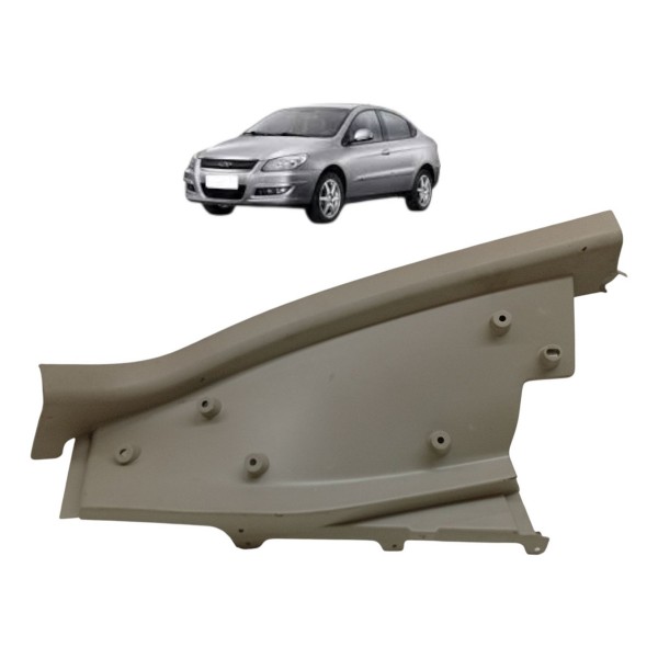 Acabamento Coluna Porta Traseira Esquerda Chery Cielo 2012