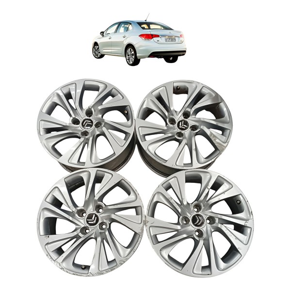 Jogo Roda Aro 17 Citroen C4 Lounge 2015