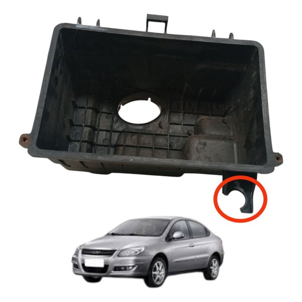 Tampa Caixa Filtro Ar Chery Cielo 1.6 2012 Detalhe