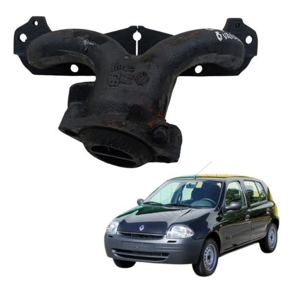 Coletor Escape Renault Clio 1.0 2001