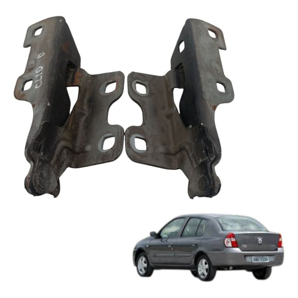 Par Dobradiça Braço Capô Renault Clio 2002