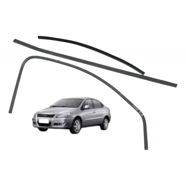 Kit Pestana Canaleta Dianteira Esquerda Chery Cielo 2012