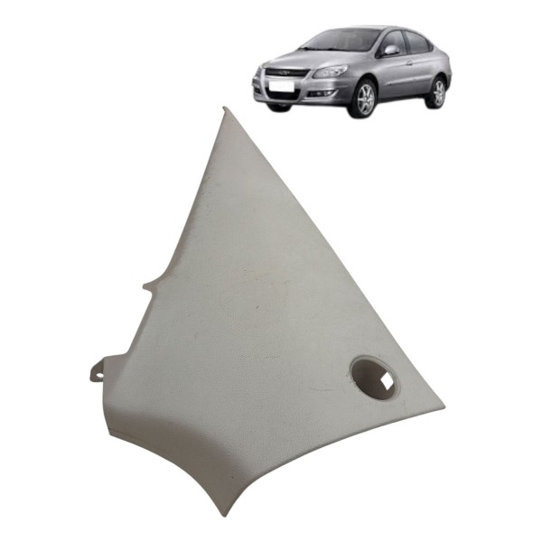 Acabamento Coluna Traseira Esquerda Chery Cielo Sedan 2012