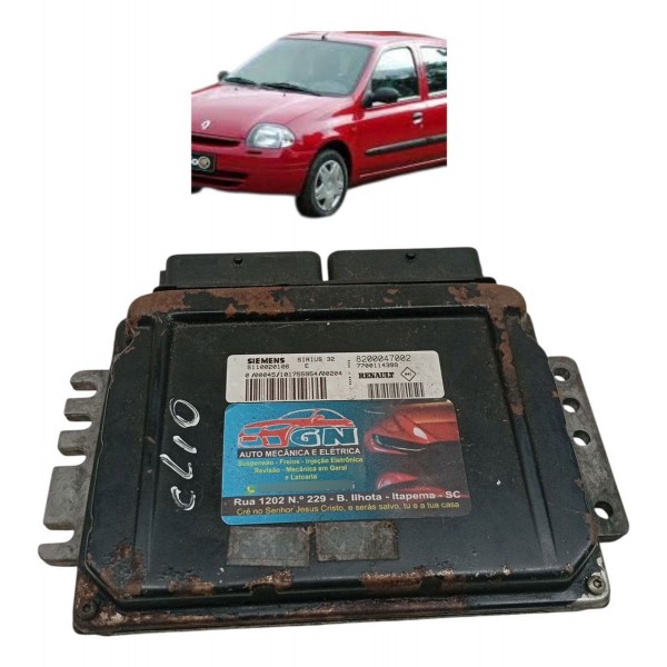 Módulo Injeção Renault Clio 1.0 16v 2002