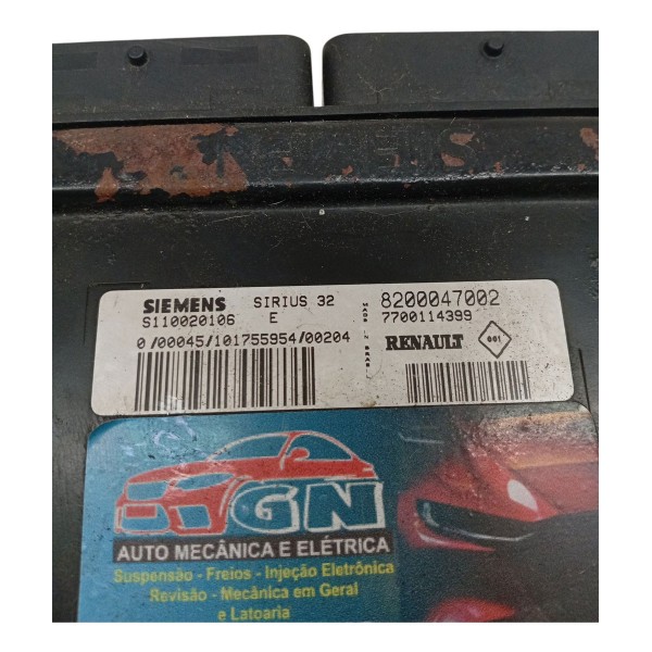 Módulo Injeção Renault Clio 1.0 16v 2002