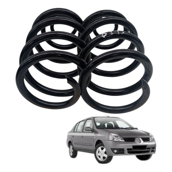 Par Mola Traseira Renault Clio 1.0  2004 2005 2006