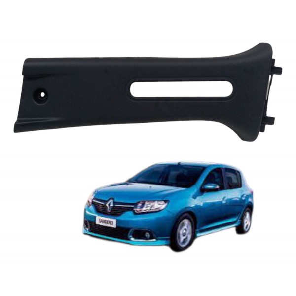 Moldura Coluna Cinto Esquerdo Renault Sandero 2017