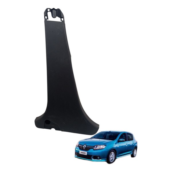 Moldura Coluna Central Renault Sandero 2015 2016 2017