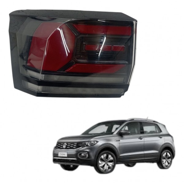 Lanterna Esquerda Volkswagen Tcross 2020 Detalhe