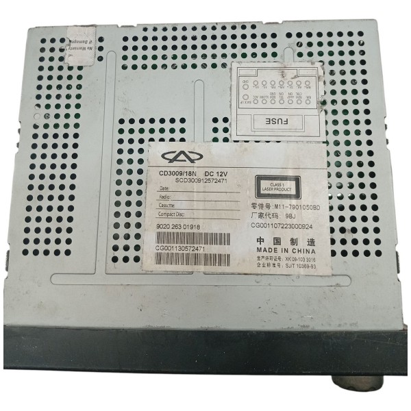 Radio Cd Player Mp3 Original Chery Cielo Sedan 2012