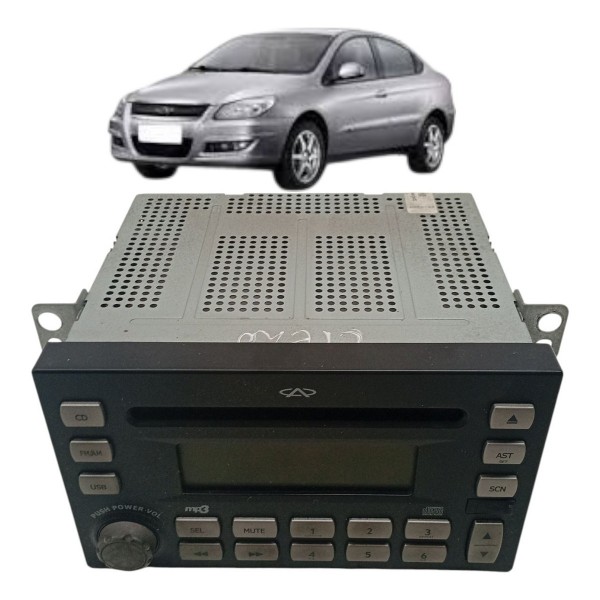 Radio Cd Player Mp3 Original Chery Cielo Sedan 2012