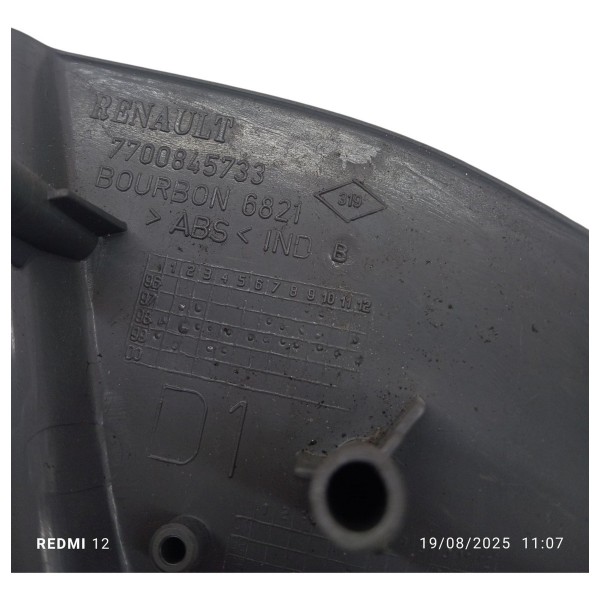 Acabamento Interno Retrovisor Esquerdo Renault Clio 2001