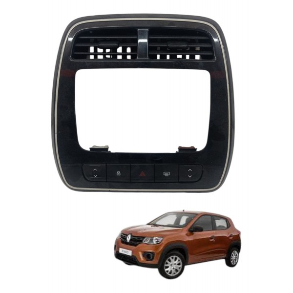 Moldura Central Painel Difusor Renault Kwid 2020
