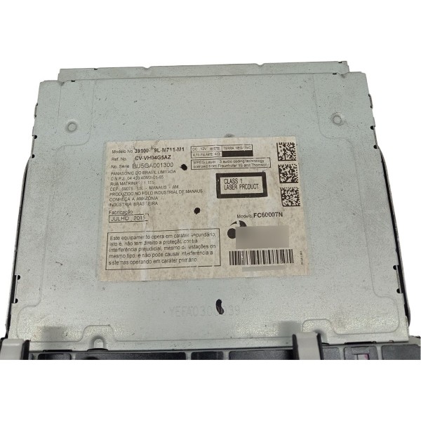 Central Multimídia Rádio Honda City 1.5 2015 2016 2017 2018