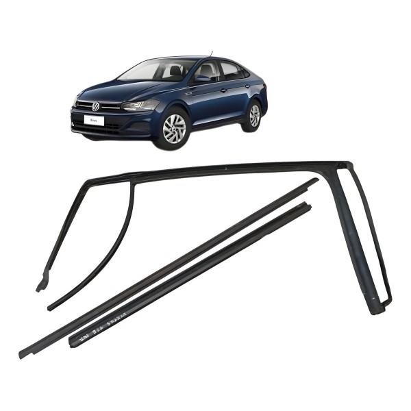 Kit  Canaleta Traseira Esquerda Volkswagen Virtus 2019