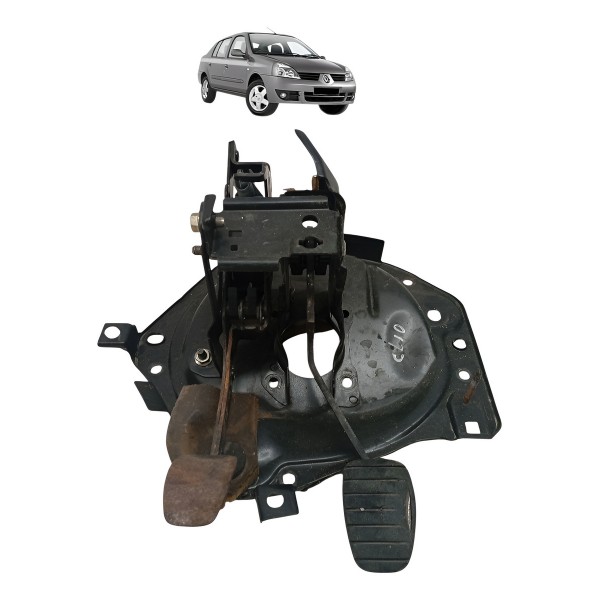 Pedaleira Pedal Freio Embreagem Renault Clio 1.0 2008