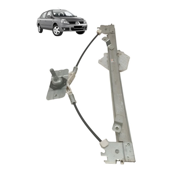 Maquina Vidro Porta Traseira Esquerda Renault Clio 2008
