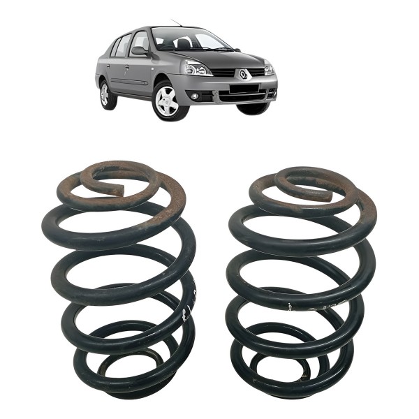 Par Molas Traseiras Renault Clio Sedan 1.0 2008