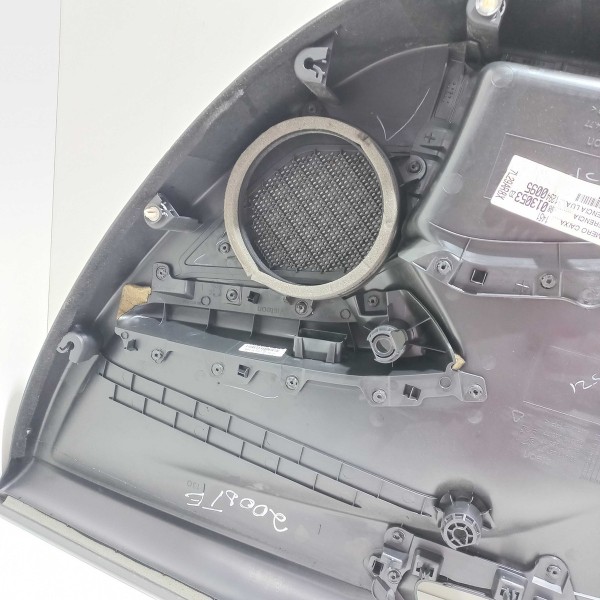 Forro Porta Traseira Esquerda Peugeot 2008 Preto