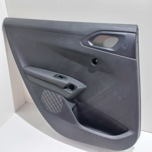 Forro Porta Traseira Esquerda Peugeot 2008 Preto