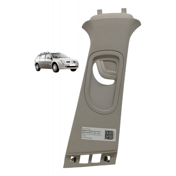 Moldura Coluna Direita Cinto Renault Megane 2010
