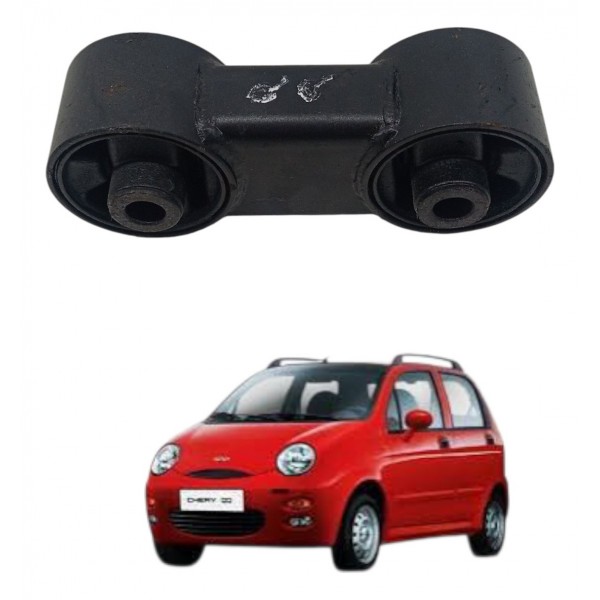 Coxim Inferior Traseiro Motor Chery Qq 1.0 2014 2015 Detalhe