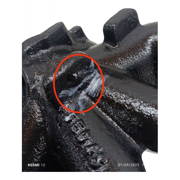 Coletor Escape Chevrolet Celta 1.4 2003 2004 2005 Detalhe