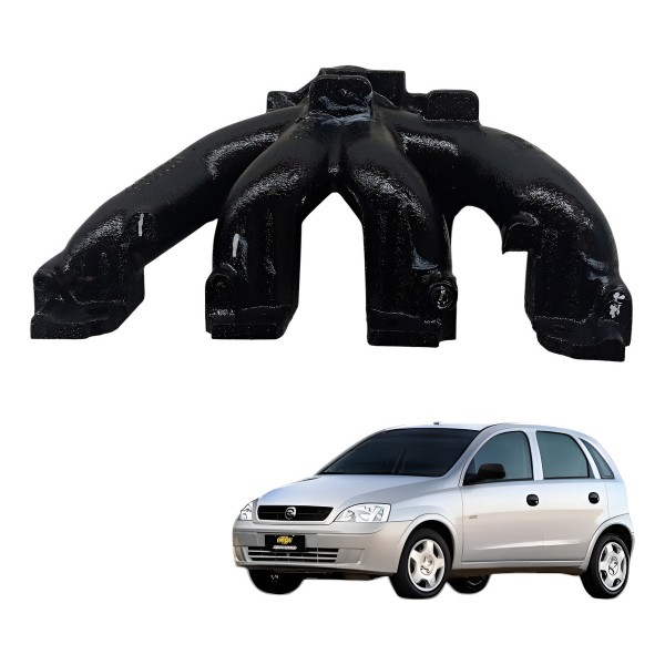 Coletor Escape Chevrolet Celta 1.4 2003 2004 2005 Detalhe