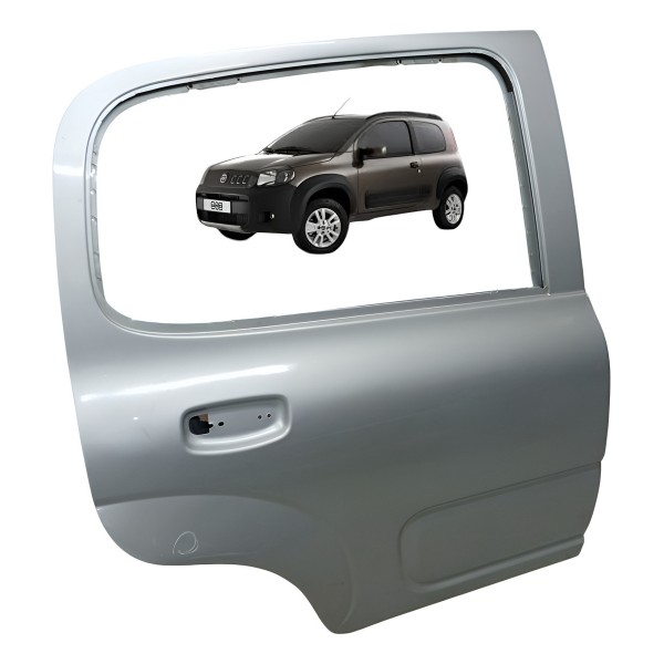Porta Traseira Direita Fiat Uno Way 1.0 4p 2011 2012 Detalhe