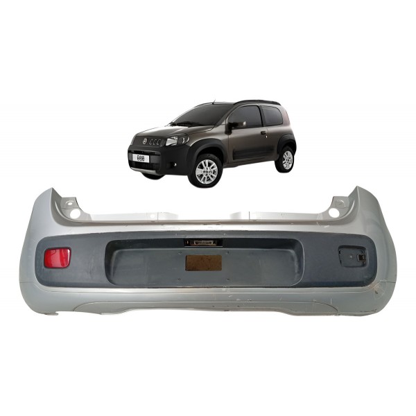 Parachoque Traseiro Fiat Uno Way 1.0 2011 2012 2013 Detalhe