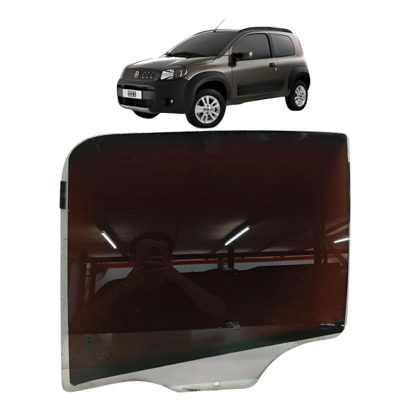 Vidro Porta Traseiro Esquerdo Fiat Uno Way 1.0 2012 2013
