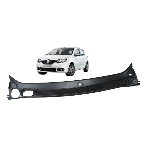 Grade Churrasqueira Renault Sandero Logan 2015 2017 Detalhe