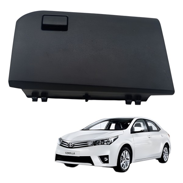Tampa Porta Luvas Toyota Corolla 2016 2017 2018 2019 Detalhe
