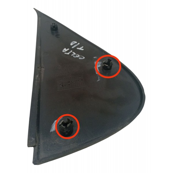 Moldura Externa Porta Traseira Direita Chevrolet Celta 2006