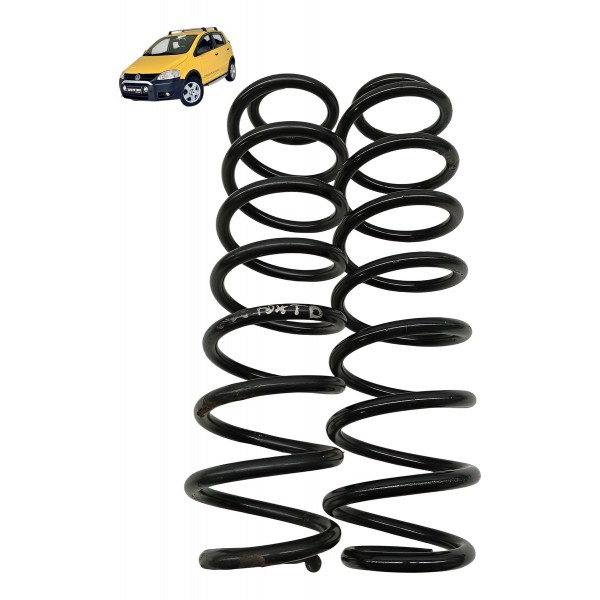 Par Molas Traseiras Volkswagen Crossfox 2005 2006 2007 2008