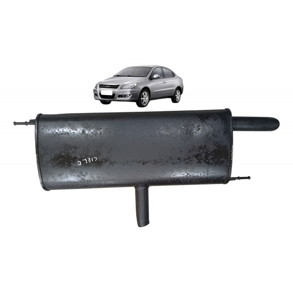 Escapamento Silencioso Chery Cielo 1.6 2010 2011 2012 2013