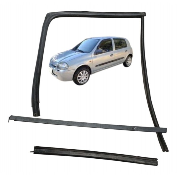 Kit Pestana Canaleta Traseira Esquerda Renault Clio 1.0 2002
