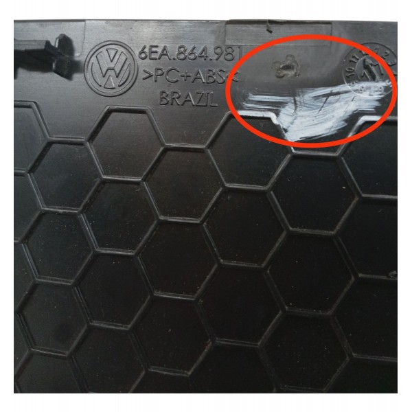 Tampa Porta Objetos Volkswagen Virtus 1.6 2018 2019 Detalhe