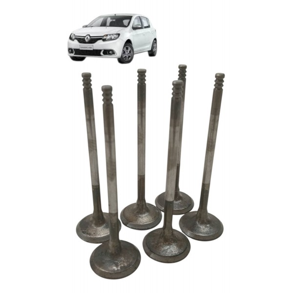 Kit Valvula Admissão Renault Sandero 1.0 12v 3cc 2017 2018