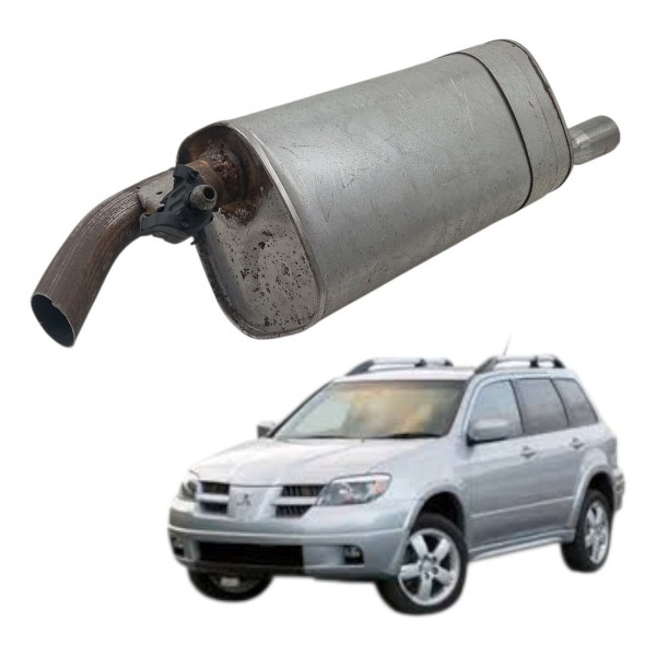 Escapamento Silencioso Mitsubishi Airtrek 2.0 2006 2007 2008