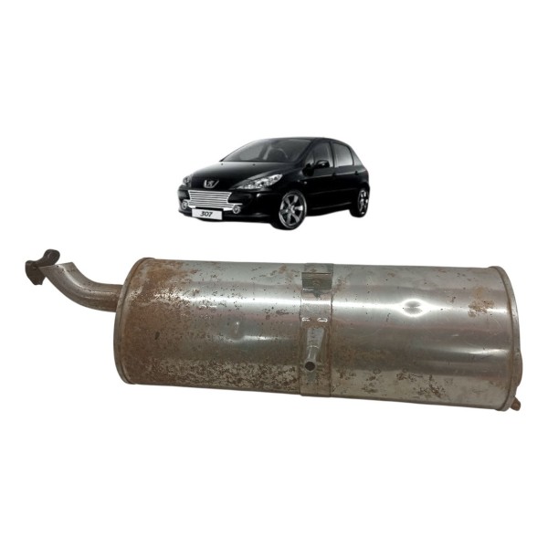 Escapamento Silencioso Peugeot 307 2007 2008 2009 2010