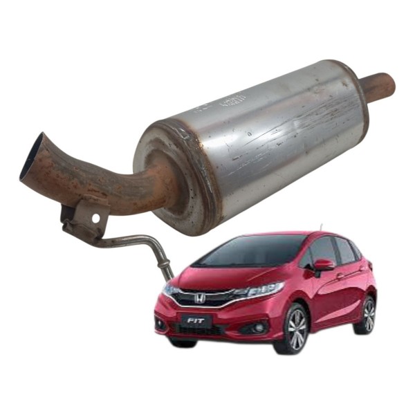 Escapamento Silencioso Honda Fit 2015 2016 2017 2018 2019