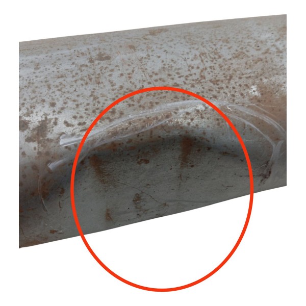 Escapamento Silencioso Volkswagen Gol 1.0 2000 G3 G4 Detalhe