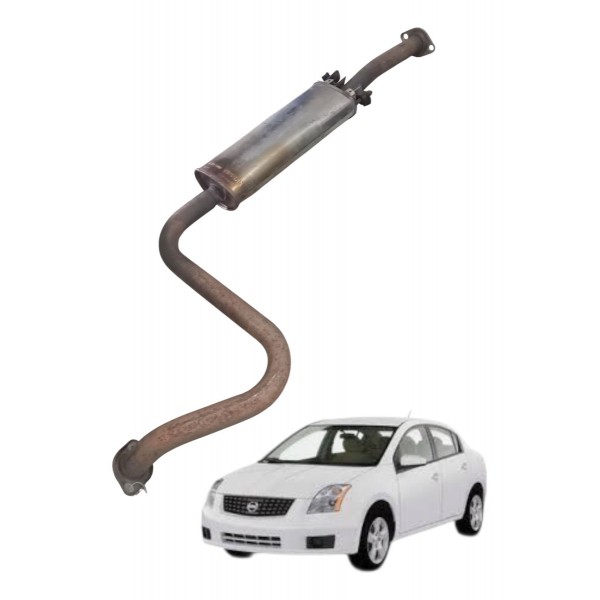 Escapamento Silencioso Nissan Sentra 2.0 2007 2008 2009 2010