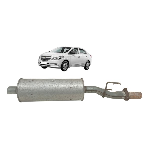 Escapamento Silencioso Chevrolet Prisma 2014 2015 2016