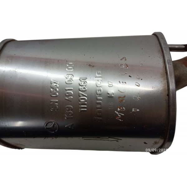 Escapamento Abafador Intermediário Mercedes Benz B200 2009