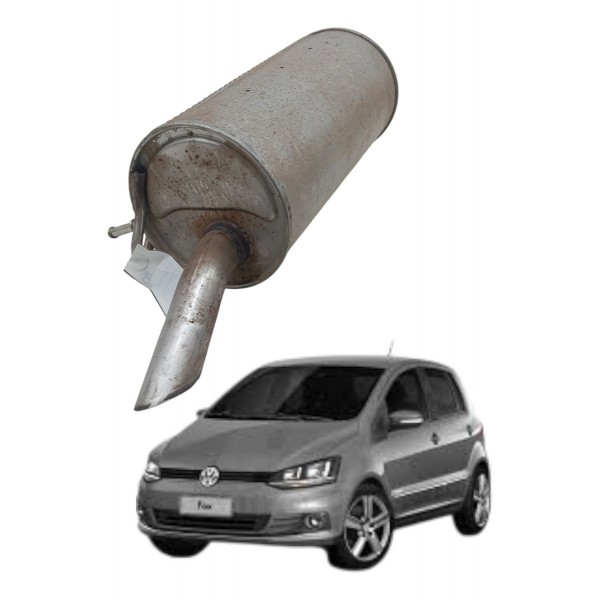 Escapamento Silencioso Volkswagen Fox 1.0 2011 2012 2013 14
