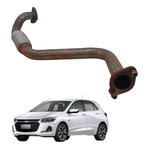 Escapamento Flexivel Motor Gm Onix Prisma 1.0 2012 2013 2014