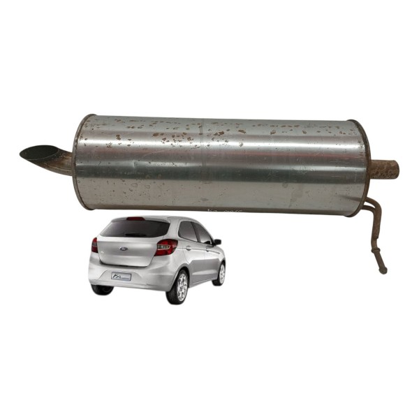 Escapamento Silencioso Ford Ka 1.0 3cc 2015 2016 2017 2018